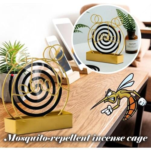 Mosquito Coil Holder Nordic Retro Iron Insect Mosquito Coil Holder Innovative Home Incense Sandalwood Mosquito Repellent Coil Ho