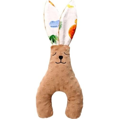 Infant Baby Sleeping Care Teether Infantino Cuddly Teether Animal Long Ears Choose Color