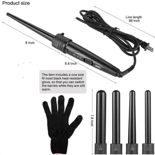 DODO Electric Hair Curler 5 In 1 Curling Wand Hair Curling Iron Roller Monofuntional Curler Rotatable Hair Styling Tool