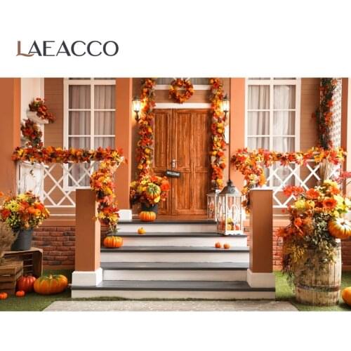 Photo Background Autumn Wood Door Harvest Pumpkin Portrait Photozone Photography Background Photocall Photo Studio Shoot Props