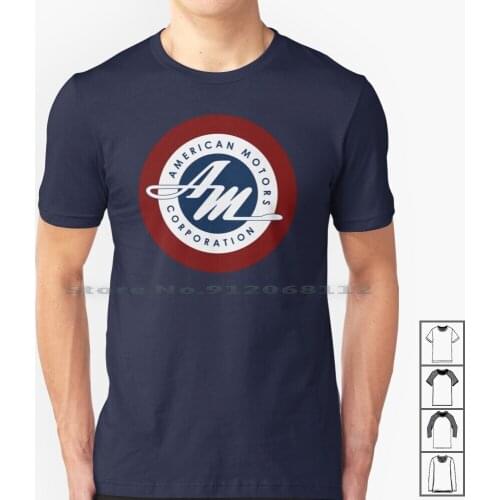Amc T Shirt 100% Cotton American Motors Corporation Amc Rambler Amx Ambassador Gremlin Hornet Jevelin Matador Metropolitan