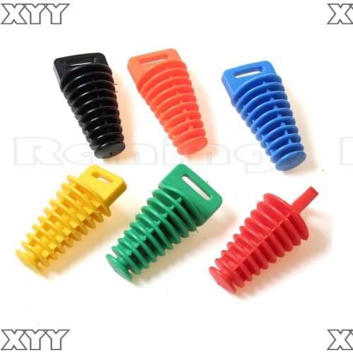 Dirt pit bike Exhaust Pipe Muffler Silencer wash Stroke Tailpipe Plug Protector For BMW Suzuki Honda Kawasaki Motor Accessories