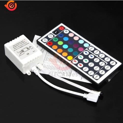 Led Controller 24/44 Key LED IR RGB Controler LED Light Controller IR Infrared Remote Dimmer Control 12V For 5050 3528 LED Strip