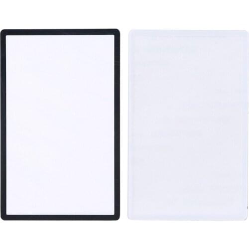 Adhensive Top Surface Mirror Plastic Outer Lens Cover Upper LCD Screen Protector Clear Front Panel Compatible with 2DS