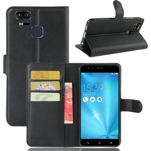 For Asus Zenfone 3 Zoom ZE553KL Wallet Flip Leather Case For Asus Zenfone 3 Zoom phone Back Cover case with Stand Etui Coque