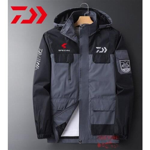 Daiwa Fishing Jacket Men Autumn Outdoor Sports Climbing Trekking Windproof Windbreaker Fishing Waterproof Thin Jacket Ski-jacket