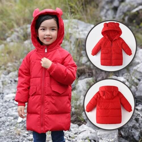 New Winter Coats Girls and boys Thickness Winter Autumn Winter Jackets Girls Winterjas Meisjes Winter Jacket 8GT007