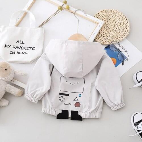 Toddler Girl Fall Clothes 2020 New Hooded Zipper Jackets Spring Fashion Korean Style Jacket Baby Clothes Kids Clothes Boys Coats