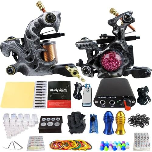 Hot Selling tattoo machine kit Professional Body Power Supply Equipment Tattoo Kit For Tattoo Beginner