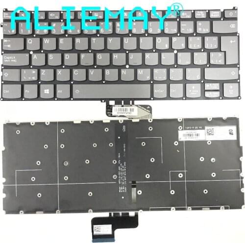 Brand new original CU/CZ CZECH Backlight Keyboard for Lenovo IDEAPAD 720S-13 720S-13IBR 720S-13AST Keyboard GRAY Type PW