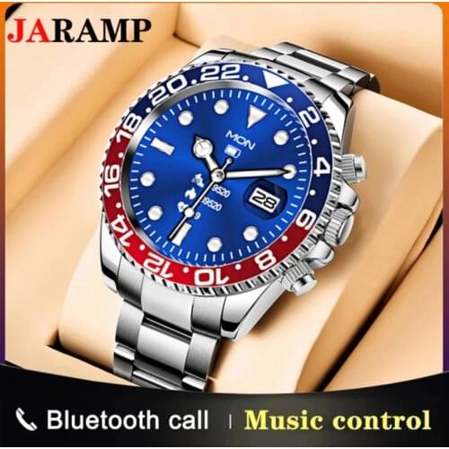2021 New JARAMP Smart Watch Men Sports Fitness Watch Bluetooth Call For Android ios Waterproof smartwatch Mens Electronic Clock