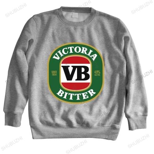 New arrived warm sweatshirt men hoody victoria bitter beer hoodies vb australia alcohol aussie autumn brand men cotton hoodie