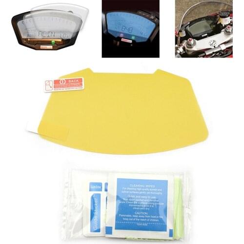 Instrument Cluster Scratch Screen Protection Film Blu-ray Dashboard Meter For DUCATI 848 1098 1198 Dashboard Screen Protector