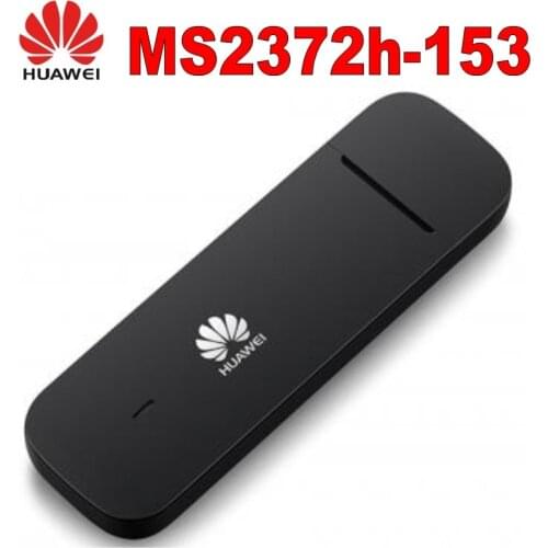 Unlocked Huawei MS2372 Stick MS2372h-153 with 2 pcs Antenna 150Mbps 4G LTE USB dongle datacard With Sim Card Slot 4G Modem