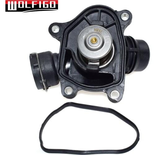 WOLFIGO Thermostat with Housing 11 51 7 789 014 for BMW E46 E90 120i 118d 320d 330xd 11517805811,11 51 7 805 811