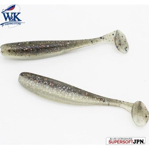 Key Shad 2.5" 15 pcs/lot Small Soft Lure with Slat for Perch Bass Fishing Lure and Ice Fishing Baits 6 cm Soft Bait