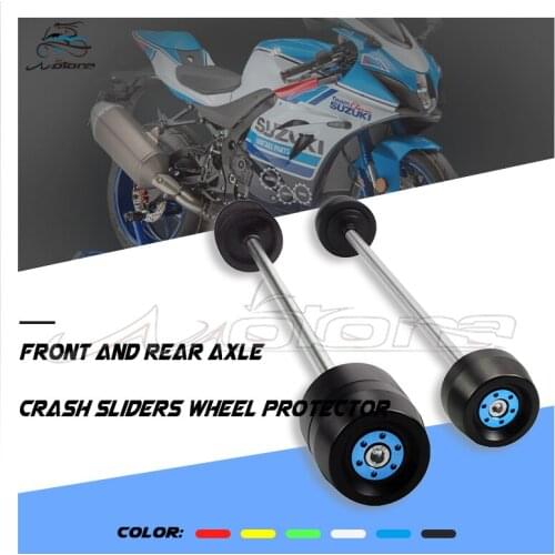 Rear Front Axle Fork Crash Sliders For GSXR1000 GSX-R1000 2017-2020 2018 2019 Motorcycle Wheel Protector GSX-R 1000