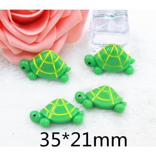 10pcs/lot flat back resin kawaii turtle DIY resin cabochons accessories