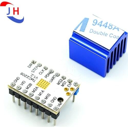 TMC2208 3D Printer Accessories TMC2208V1.2 TMC2209V2.1 Step Motor Drive Module Ultra-Quiet 256 Subdivision Peak Current 2A