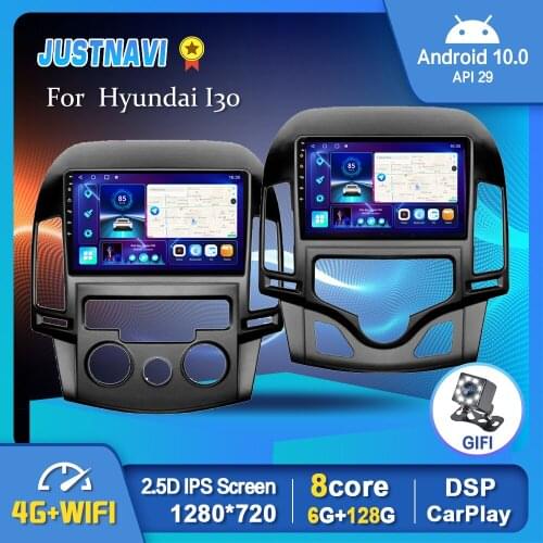OKNAVI Android 10.0 Car Radio Video Player For Hyundai I30 2006-2011 Auto GPS Stereo Navigation DSP OBD Carplay No DVD