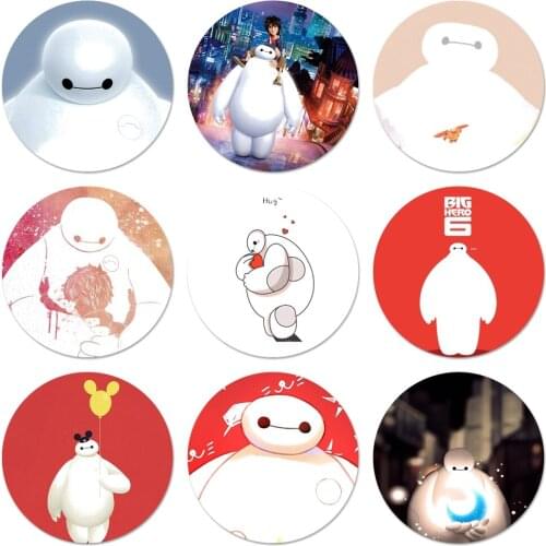 Baymax Big Hero Icons Pins Badge Decoration Brooches Metal Badges For Backpack Decoration