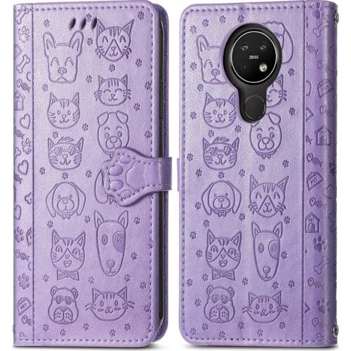 Cat & Dog Pattern Phone Case For Nokia 3.4 Filp Wallet Leather Case For Nokia 3.4 Case For Nokia 3.4 Nokia3.4 Cover Book 6.39"