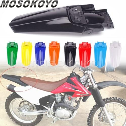 For Honda CRF230F 2020 ABS Plastic Black Motocross Rear Fender Mudguard Mud Guard Offroad Frame Bodywork Fairing Part CRF 230F