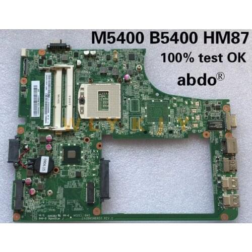 Abdo DA0BM5MB8D0 motherboard for Lenovo M5400 B5400 notebook motherboard PGA947 HM87 DDR3 100% test work