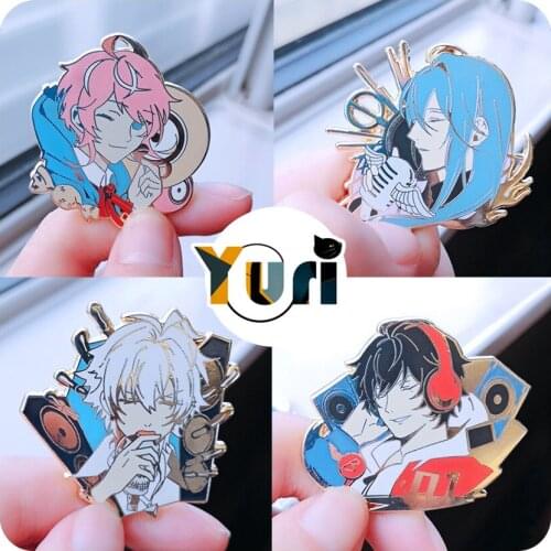 Limit Division Rap Battle Yamada ichiro Yamada Jiro metal Badge Brooch Pin Collection Gift new creative fashion hot Limit C