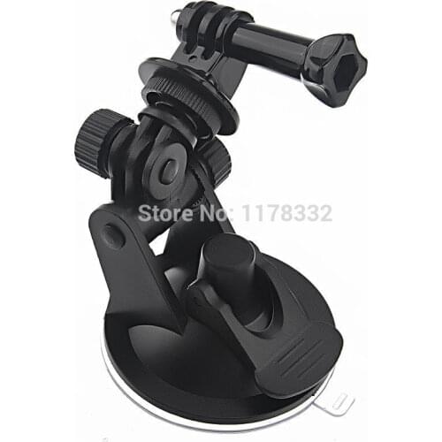 New Suction Cup Car Mount +tripod mount +handle screw for Go Gopro Hero 3+ 3 2
