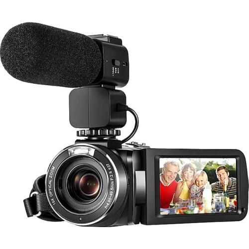 FHD 1080P Professional Video Camera 10X Optical Zoom 120X Digital Zoom Foto Camera HDV-Z80 3.0" Touch Display HDV Camcorder