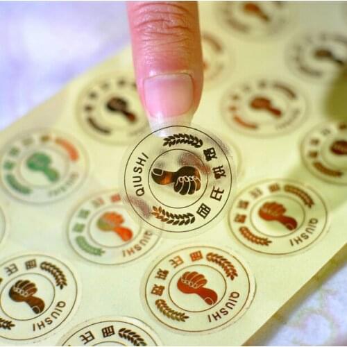 PVC/paper custom label sticker logo printing/self adhesive shipping labels/custom sticker label/stickers