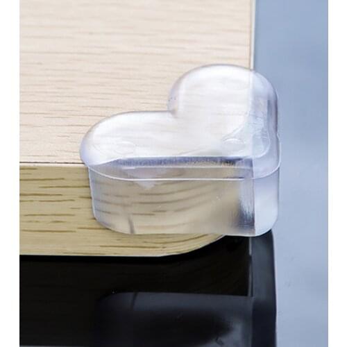 Loving Heart Child Baby Safety Silicone Protector Table Corner Edge Protection Cover Children Anticollision Edge & Guards