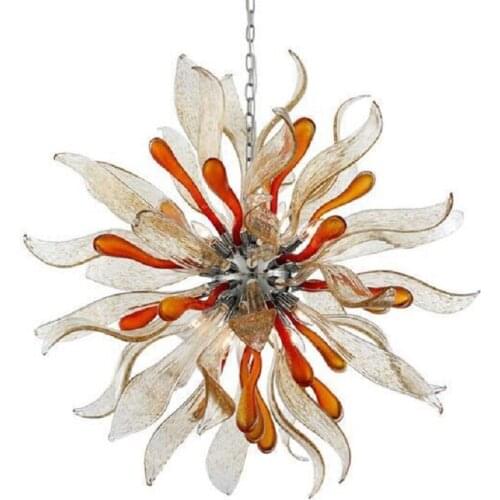 Contemporary Hand Blown Glass Lamp Design Art Chandelier Glass Ceiling Hang Lights&Lamps