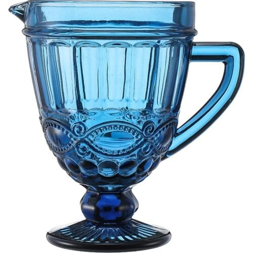 Glass Kettle Retro Relief Texture Green Large Capacity 1500ml Portable Kettle Hotel Restaurant Bar Kitchen Household items