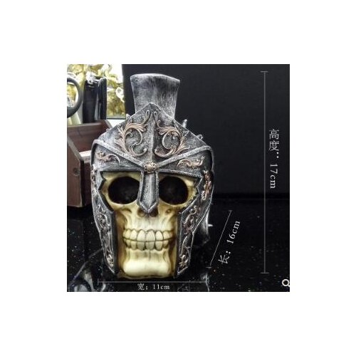 Dry skeleton head of Indian put the person decorations role dry skeleton skull and Halloween trade list Resin skeleton ghost