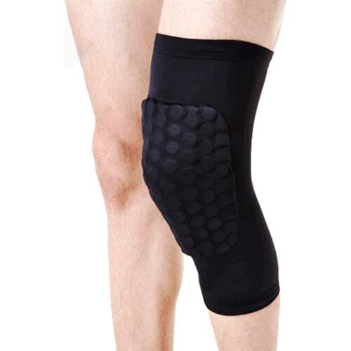 High Sports Safety Breathable Knee Pads Basketball Footable Sport Kneepad Perforated Tight Kneelet Rodilleras Men Sports Safety