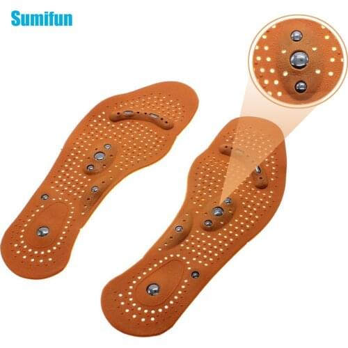 1Pair New Arrival Magnetic Therapy Magnet Health Care Foot Massage Insoles Men/ Women Shoe Comfort Pads Wear-resisting Z50401