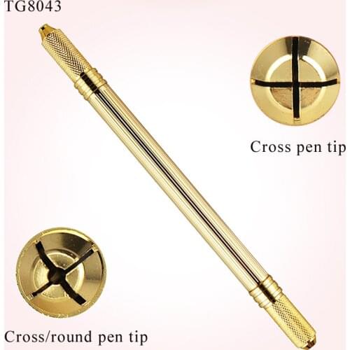 1pc/lot Permanent Makeup Supplies Professional Manual Tattoo Pens For Embroidery Eyebrow Lip Microblading Hand Tools For 3D Brow