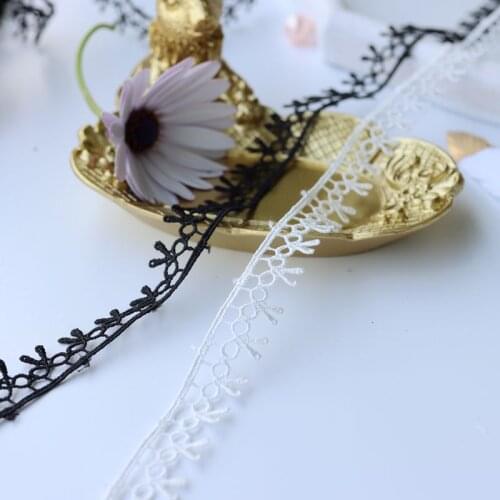 14 Yards 1.5cm Exquisite Embroidery Lace Ribbon Needlework Sewing Accessories Necklace Material DIY Patchwork Dress Garment 268