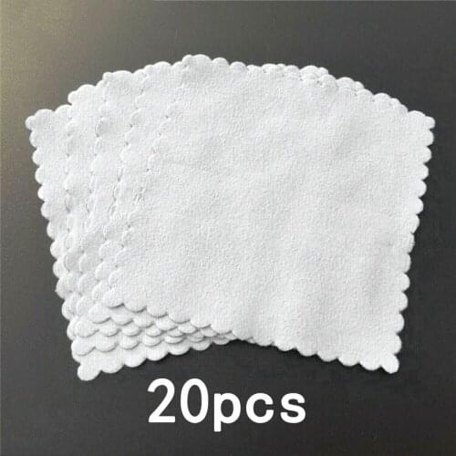 20pcs Nano Ceramic Car Glass Coating Lint-Free Cloth Microfiber Cleaning Cloths 10*10cm Eyeglasses Washing Cloth