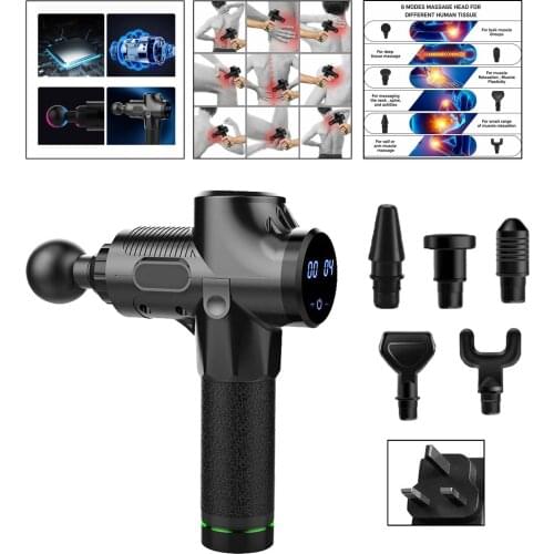 Cordless Massage Gun Percussion Deep Tissue Massager 30 Speed Muscle Massage Exercising Relaxation Slimming Shaping Pain Relief