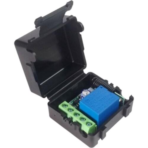 Wireless Remote Control Switch DC12V 1CH Relay Receiver Module + 2 RF Transmitter BX0E