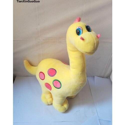 Large 45x40cm lovely cartoon dinosaur plush toy soft throw pillow toy birthday gift b1401