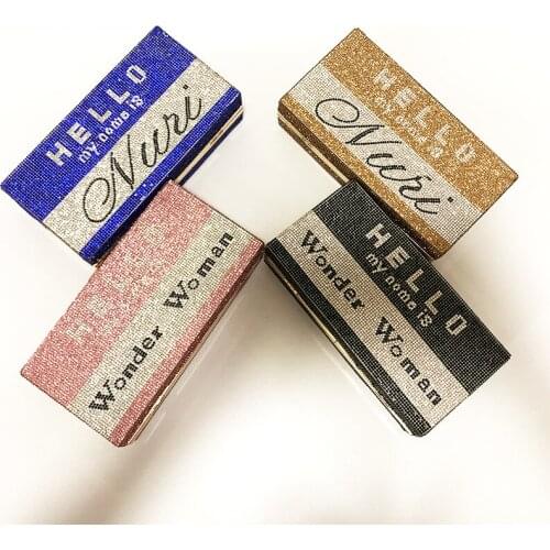 Clutches for women 2021 diamond hand bag with diamond inlaid banquet bag fashion envelope bag one-shoulder sloping cross ladys