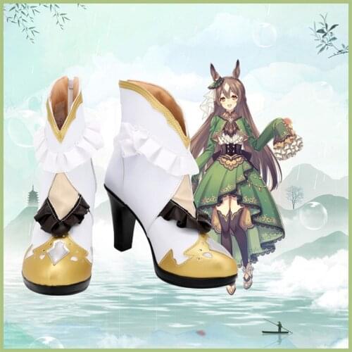 Pretty Derby Satono Diamond Cosplay Shoes Boots Halloween Costumes Accessory Custom Made