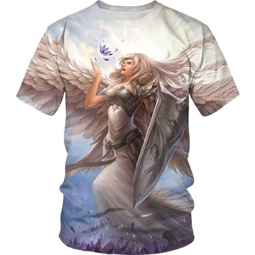 Summer Fashion Handsome T-Shirt 3d Printing Pattern Handsome Breathable T-Shirt Mens T-shirt round neck Harajuku T-shirt