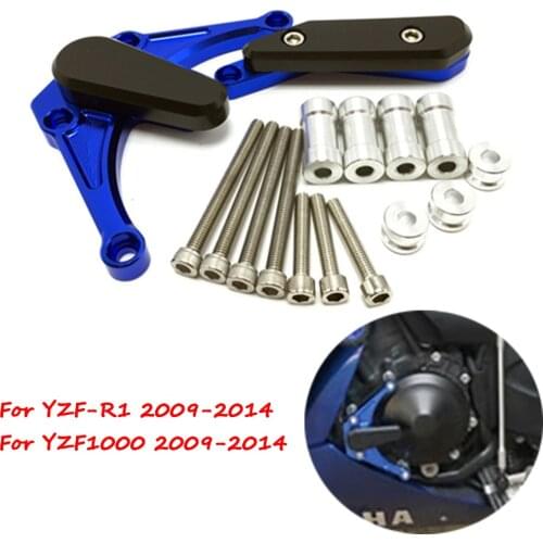 Motorcycle CNC Engine Crash Guard Stator Cover Frame Slider Falling Protector For Yamaha YZF1000 YZF-R1 YZF R1 YZFR1 2009-2014