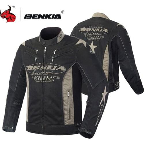 BENKIA Motorcycle Jacket Men Winter Jaqueta Motociclista Motorbike Riding Jacket Protective Gear Chaqueta Moto Motor Clothing