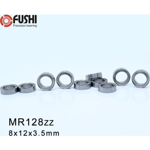 MR128ZZ ABEC-1 (50PCS) 8X12X3.5mm Miniature Ball Bearings MR128ZZ